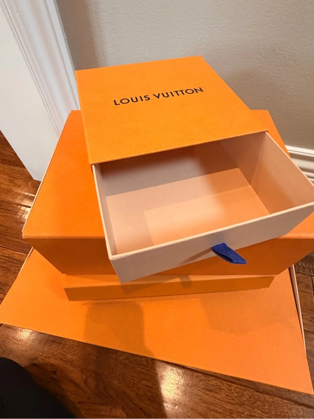 Louis Vuitton Boxes. 5 total in multiple sizes.